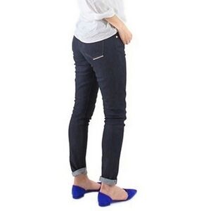 Women's Doublewood 10oz Japanese Selvedge Denim Size 26 Mid Rise Skinny Fit